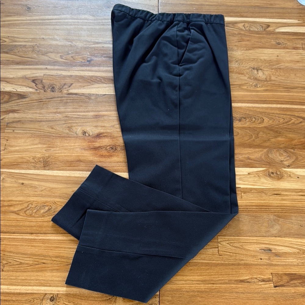 Theory black pull on pants. Size 4. Great condition. Cotton blend